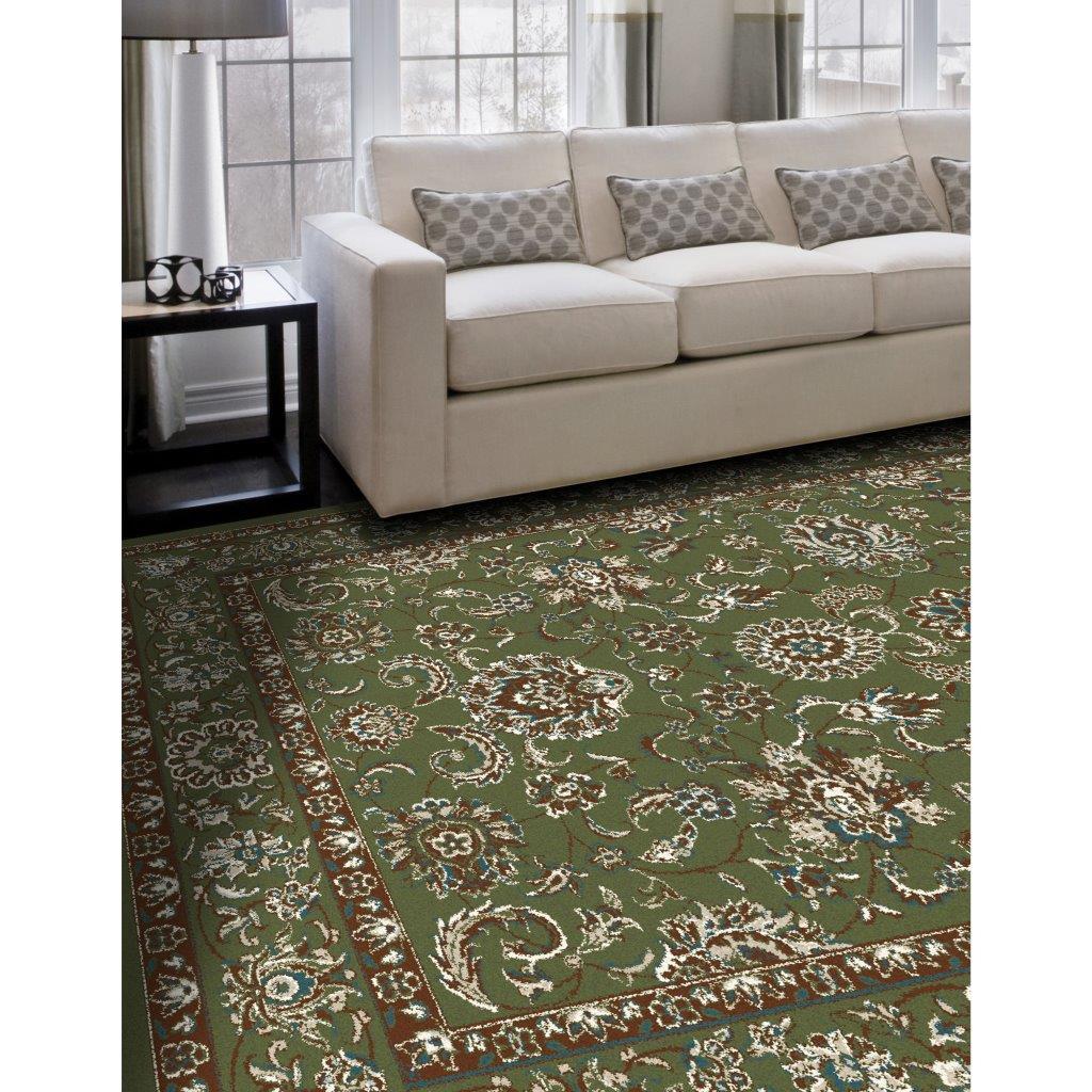 

    
Aberdeen Traditional Border Green 3 ft. 11 in. x 5 ft. 7 in. Area Rug by Art Carpet
