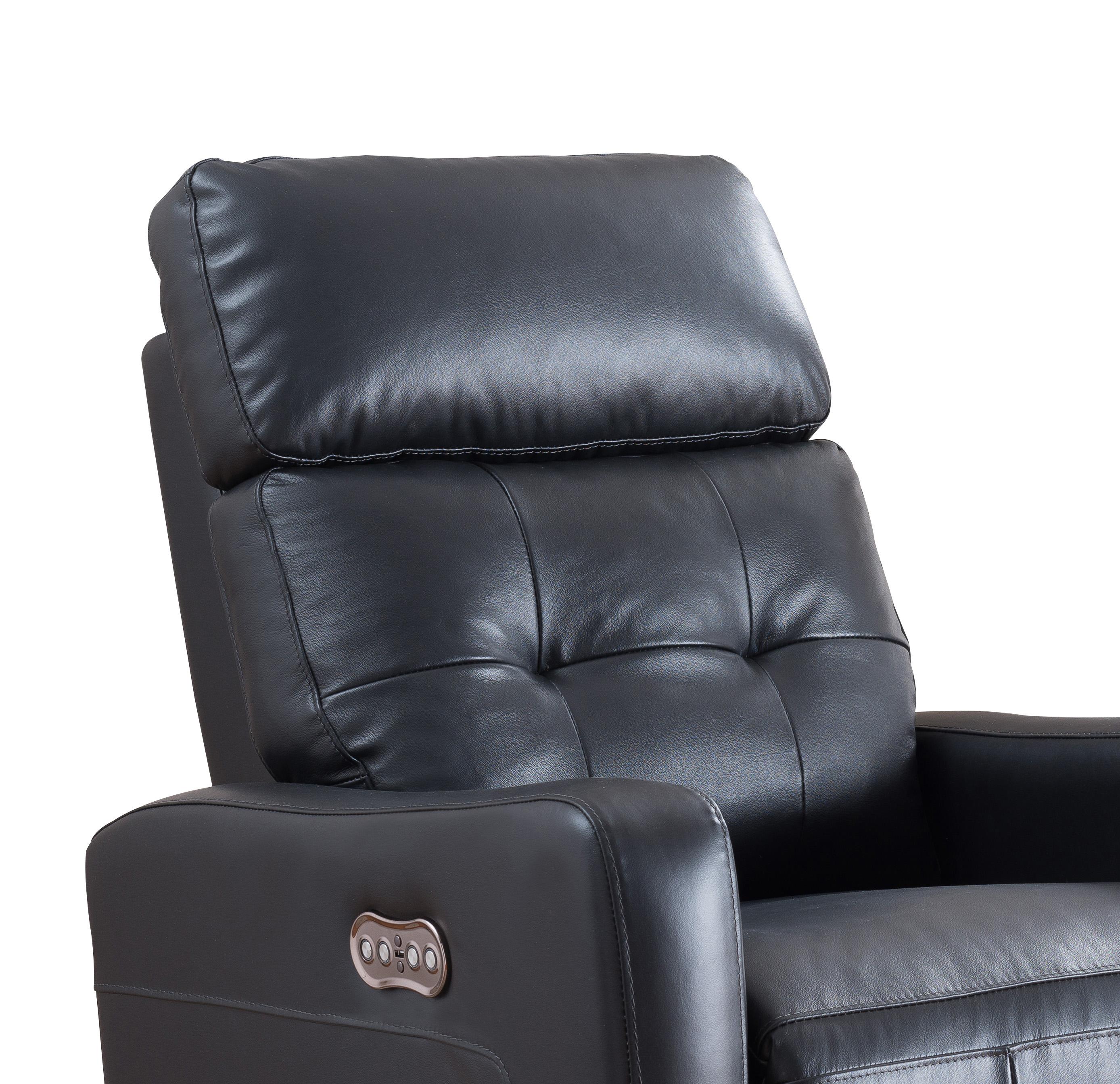 

    
AC Pacific Anna Black Leather Match Power Reclining Chair
