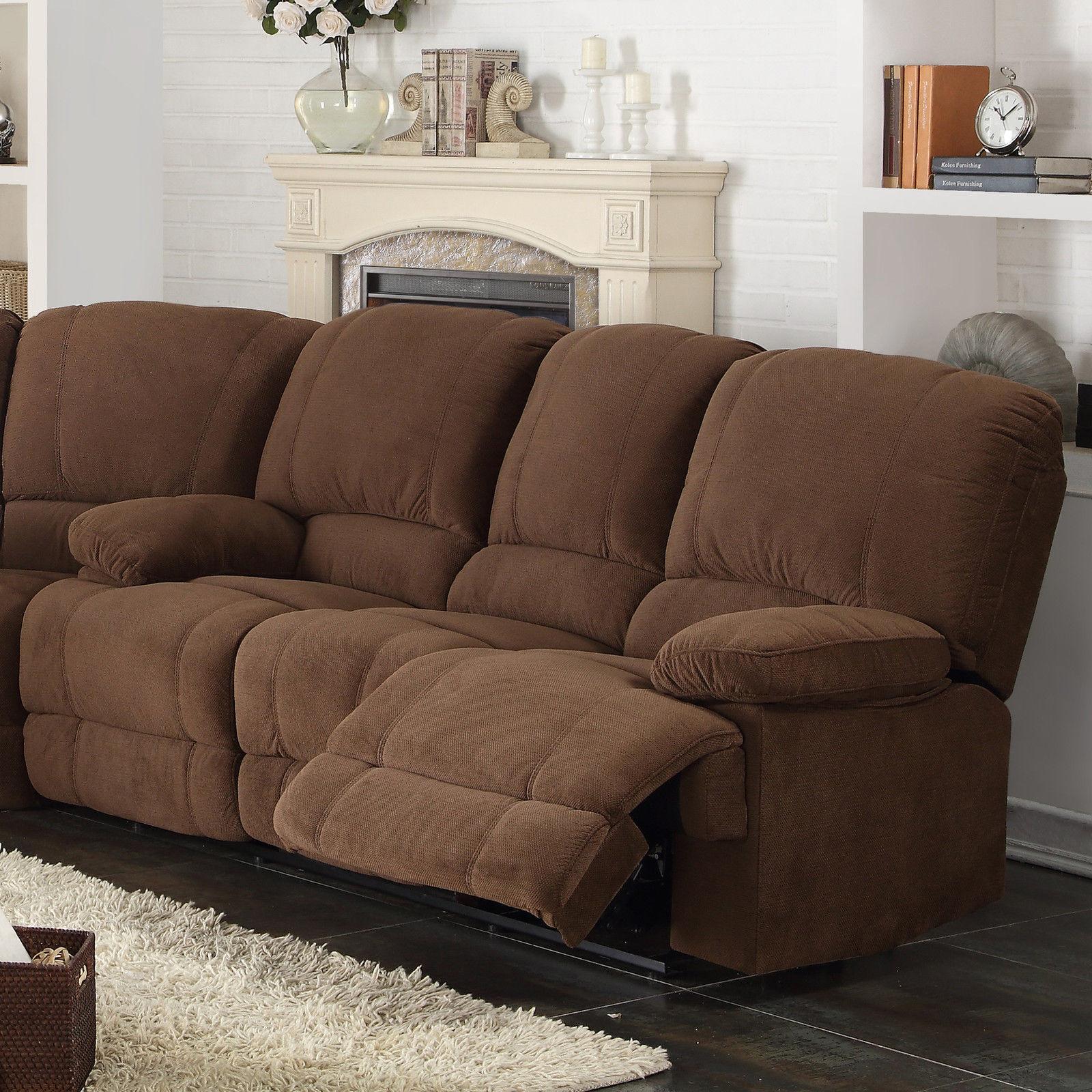 

    
KEVIN-SEC AC Pacific Kevin Contemporary Brown Microfiber Living Room Reclining Sectional 3Pcs
