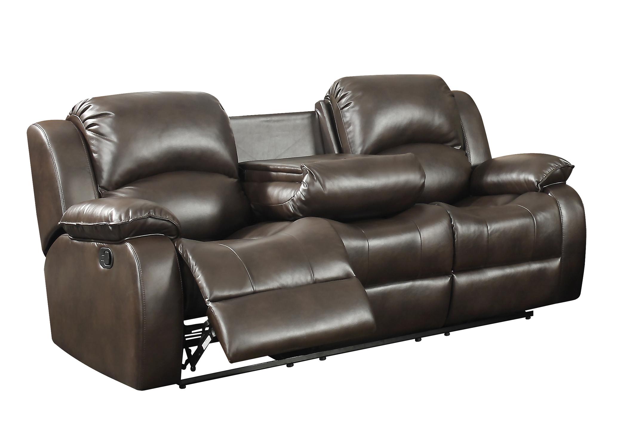 

        
AC Pacific Samara Reclining Sectional Brown leather gel 00019213821081
