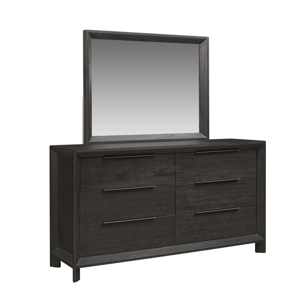 

    
Modus Furniture CHLOE Dresser With Mirror Gray 3JU582-DM-2PC
