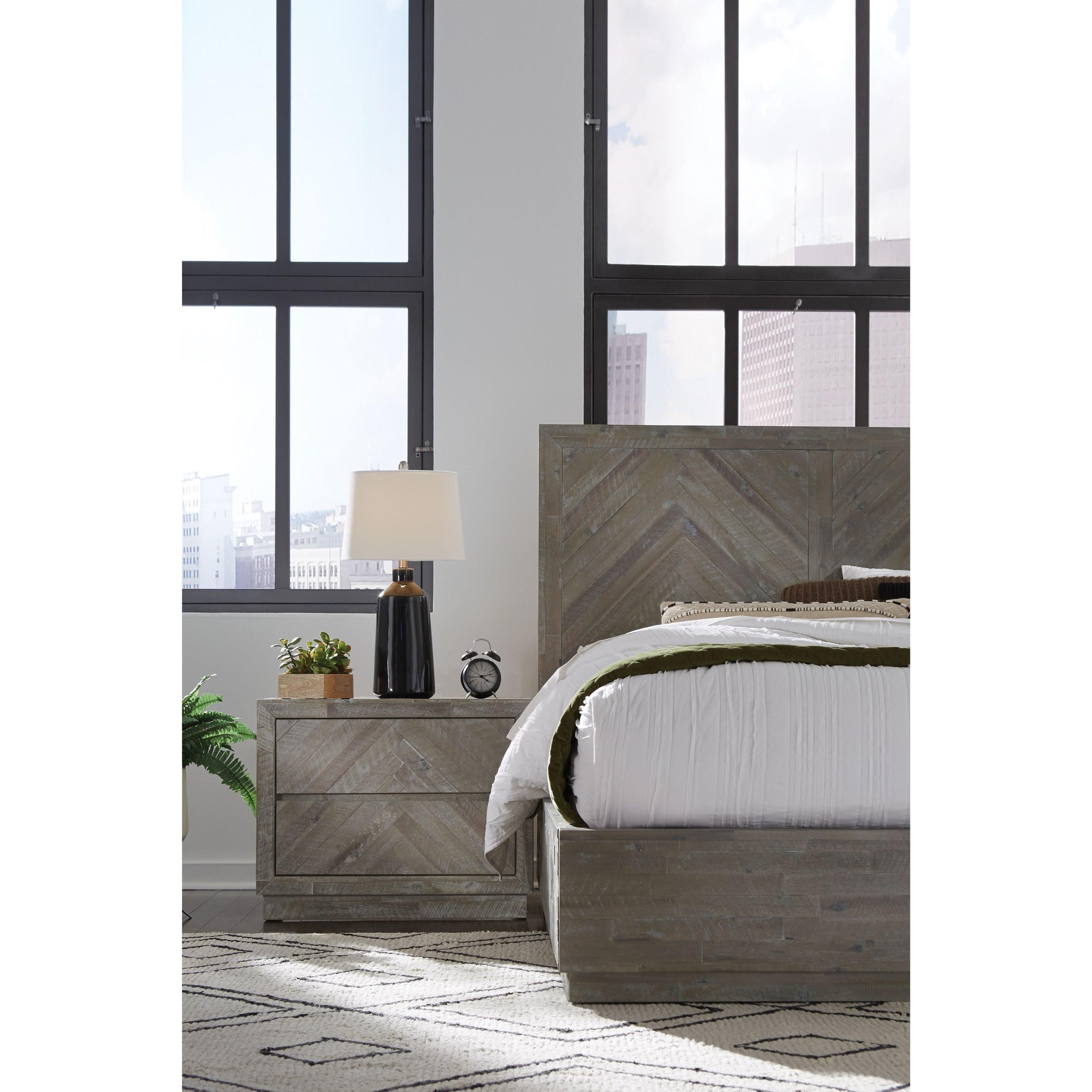 

                    
Buy Acacia Wood Rustic Latte Finish King Platform Bed Set 3Pcs HERRINGBONE by Modus Furniture
