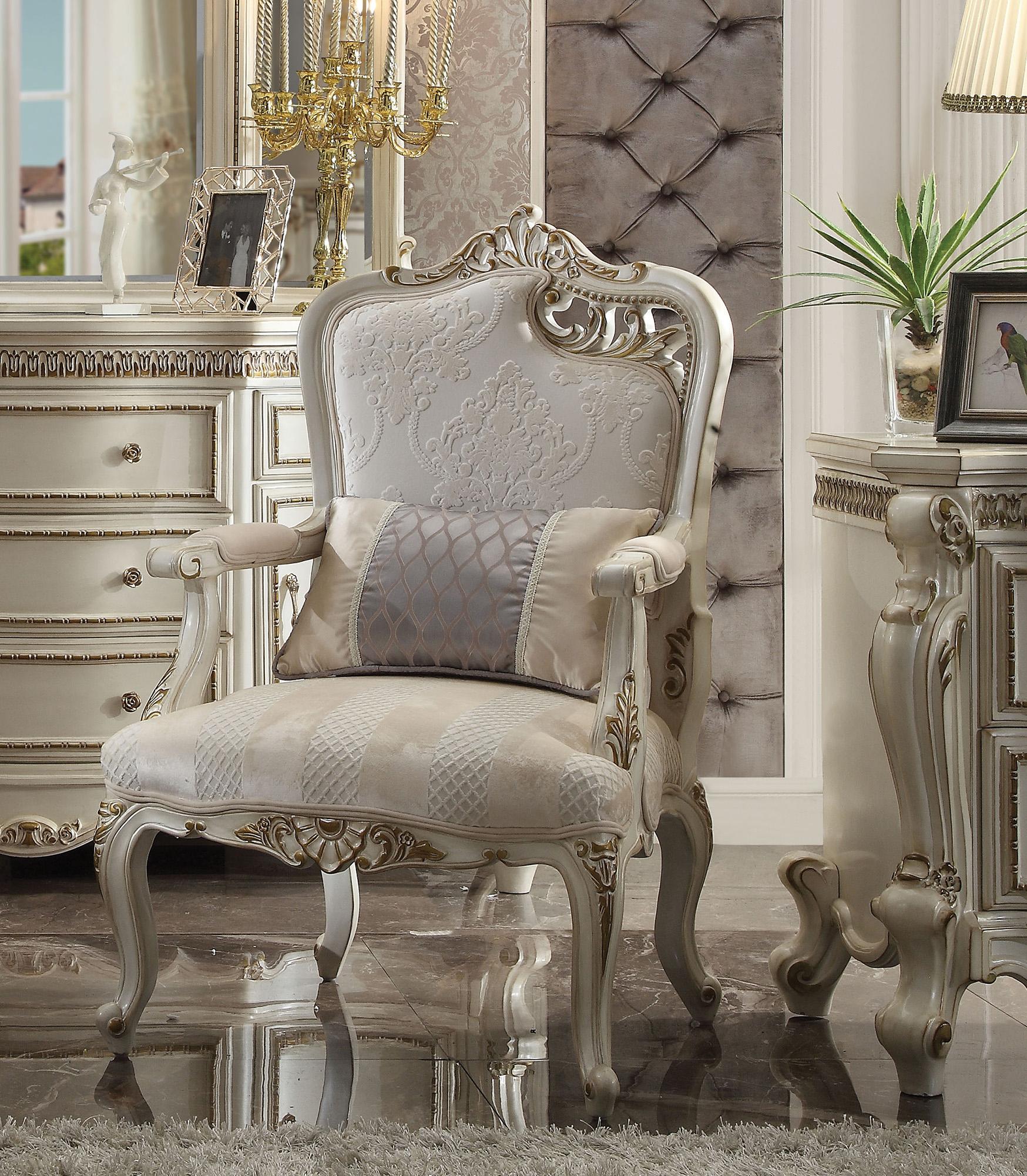 

    
Acme Furniture Picardy II 56883 Accent Chair Set Pearl/Antique 56883-Set-2-Picardy II
