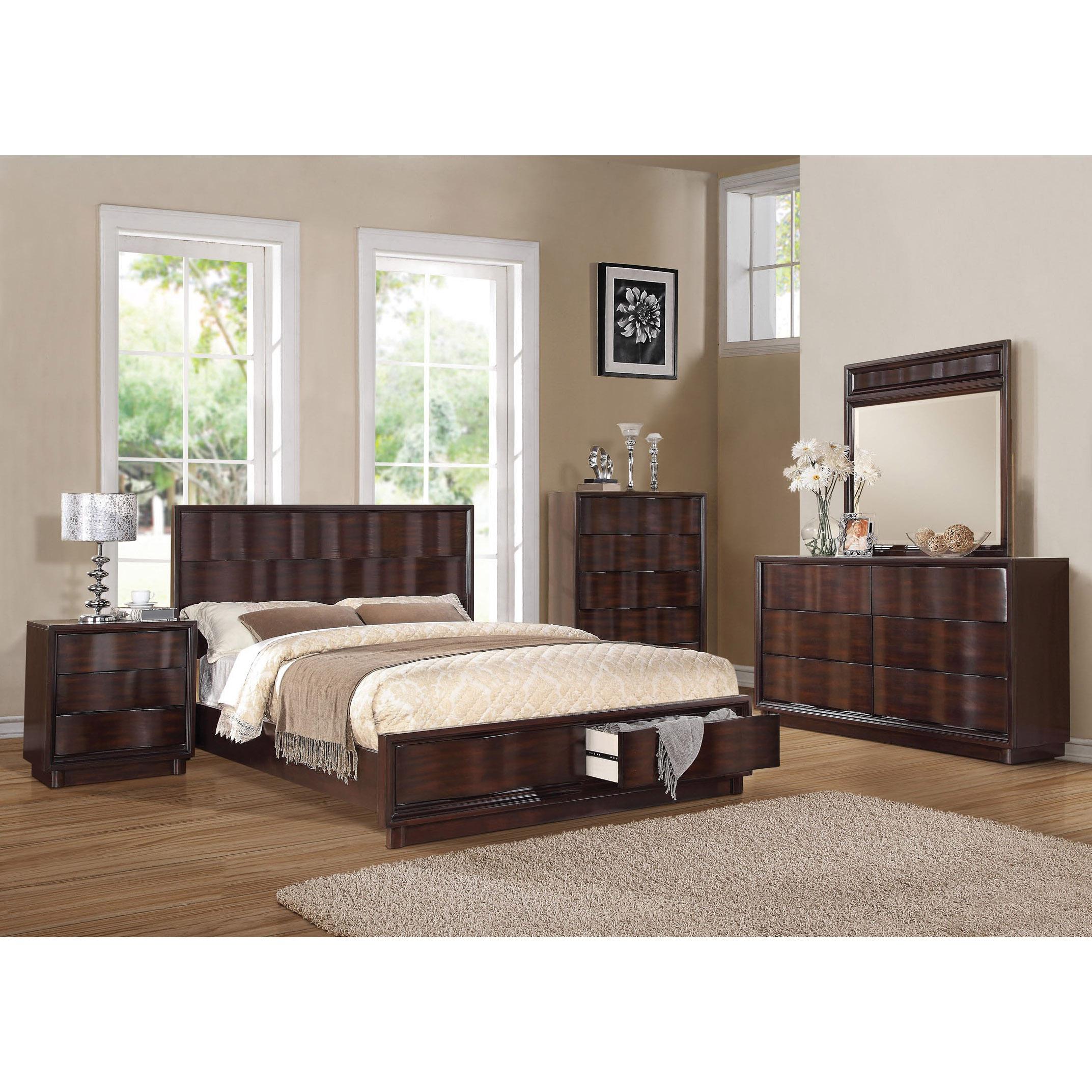 

    
Travell-20517EK-Set-4 Acme Furniture 20517EK Travell Walnut King Storage Bedroom Set 4Pcs Classic
