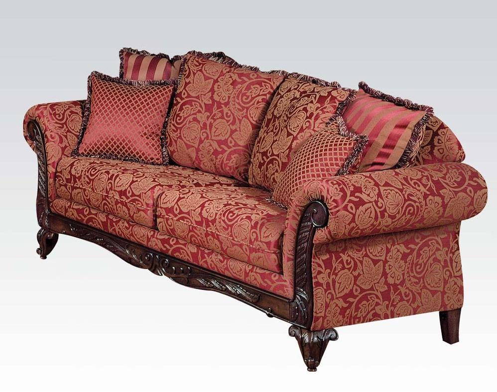 

    
Acme 50330 Fairfax Momentum Magenta Fabric Luxury Sofa Traditional Classic
