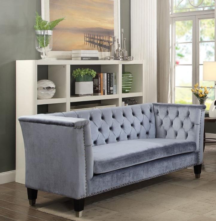 

        
Acme Furniture Honor 52785  Blue/Gray Fabric 00840412124365
