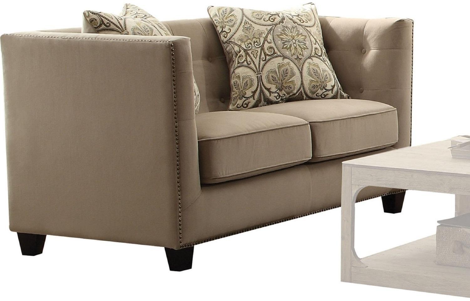 

    
Acme Furniture Juliana Sofa Loveseat and Chair Set Beige Juliana-53585-Set-3

