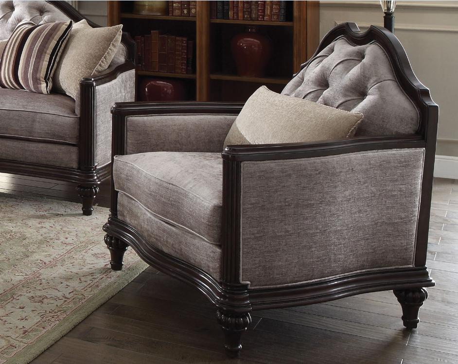 

                    
Acme Furniture Azis 53770  Beige/Walnut Fabric Purchase 
