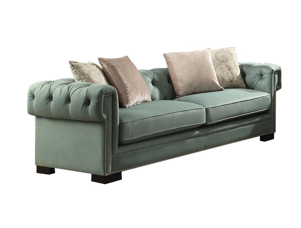 

    
Acme Furniture Eulalie 54145 Sofa Loveseat Chair Teal Eulalie-54145-Set-3
