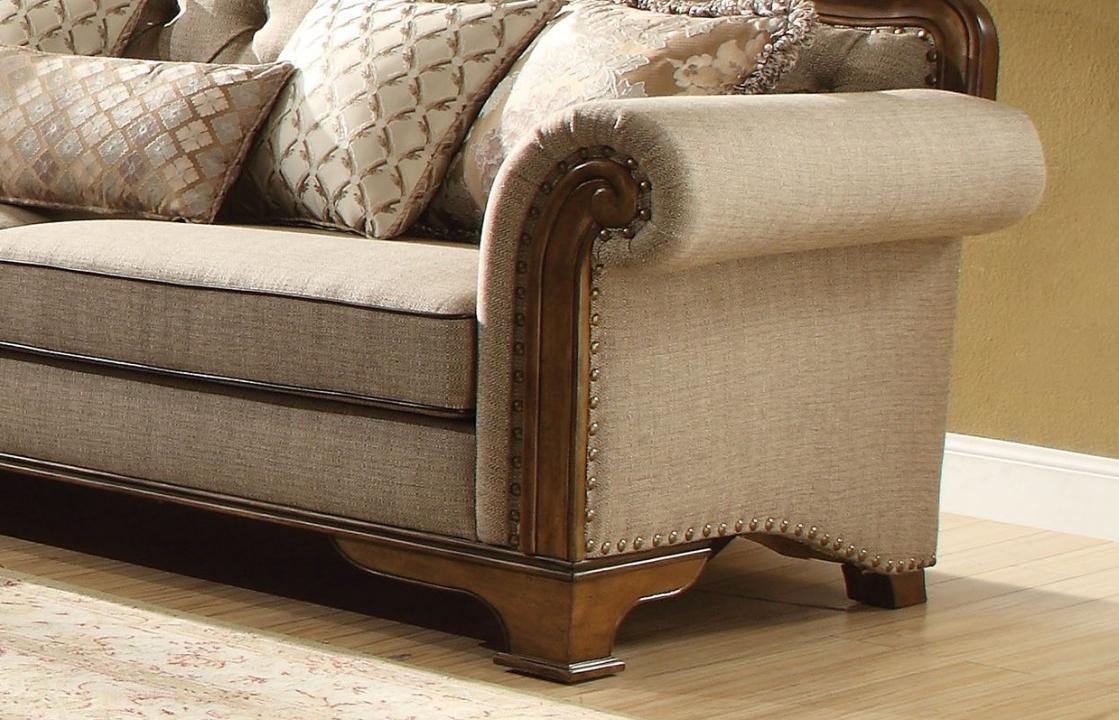 

    
56170 Valletta -Sofa Set-3 Acme Furniture 56170 Valletta Classic Latte Tufted Fabric Oak Wood Sofa Set 3Pcs
