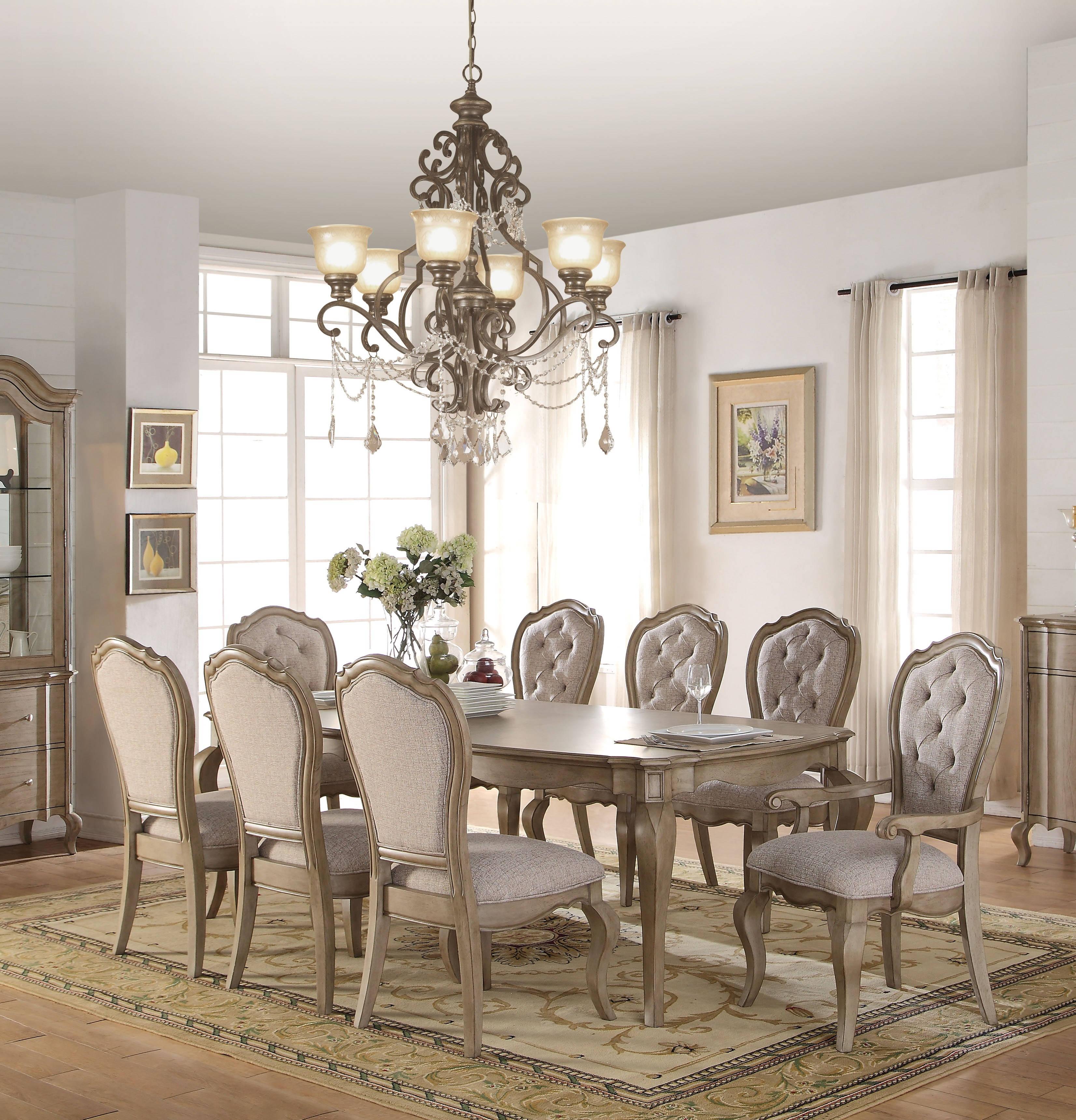 

    
66050 Chelmsford-Set-10 Antique Taupe Dining Room Set 10Pcs Classic Acme Furniture 66050 Chelmsford
