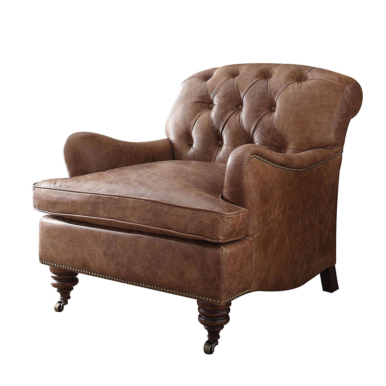 

    
Acme Furniture Durham Accent Chair Brown Durham-96677
