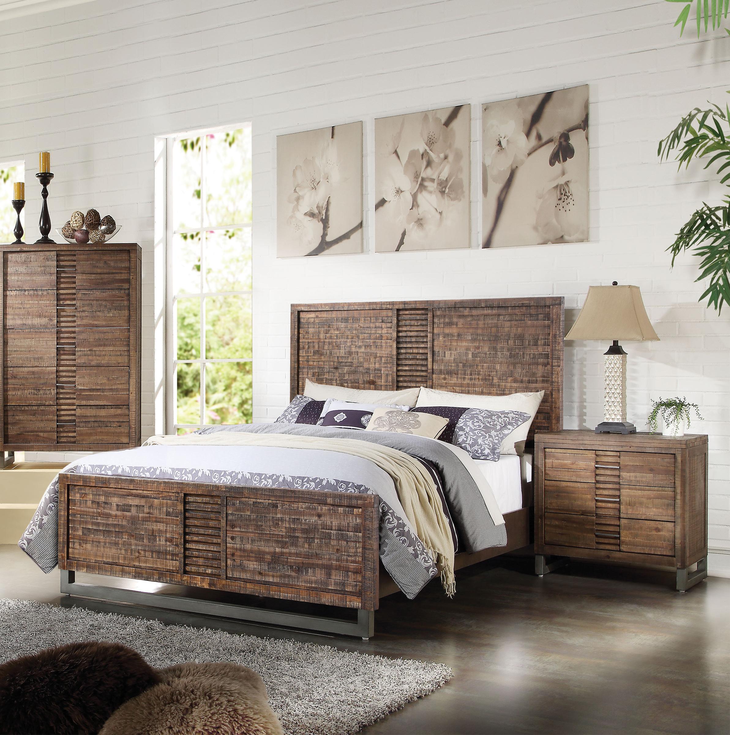 

    
Acme Furniture Andria-21287EK Panel Bedroom Set Oak Andria-21287EK-Set-5
