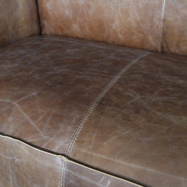 

    
 Order  Industrial Vintage Brown Top Grain Leather Sofa Set 3Pcs Acme Brancaster
