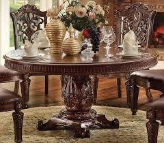 

    
Wood Top Cherry Round Pedestal Dining Table Traditional Acme Furniture 62020 Vendome
