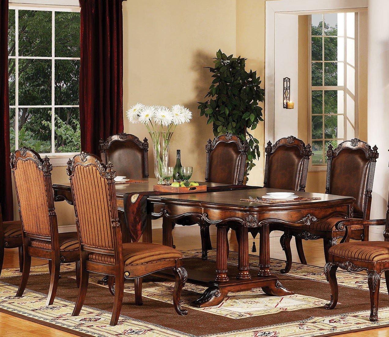 

    
Acme Furniture Brown Remington 60030 Dining  Table Classic
