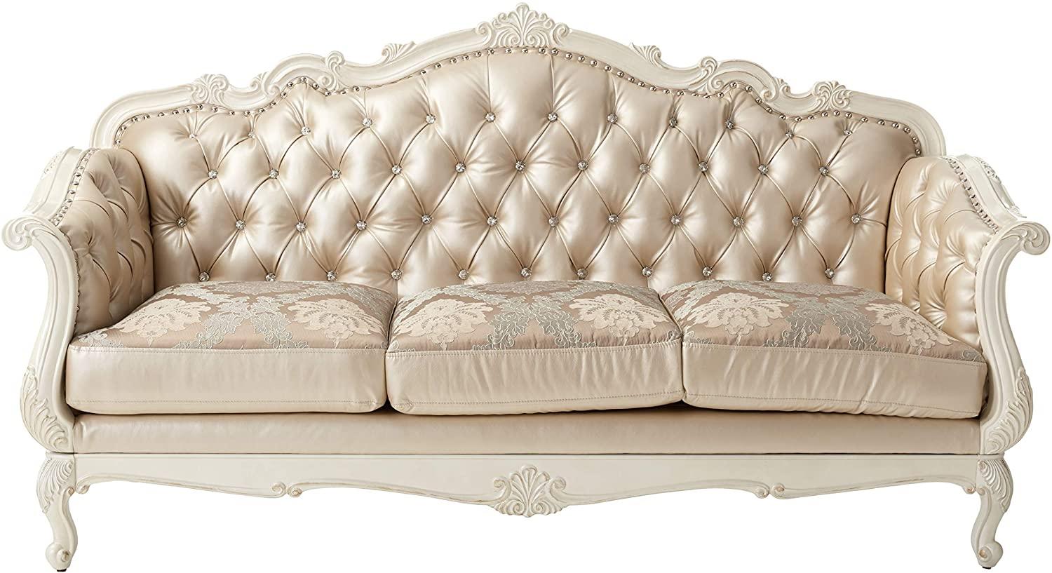 

    
53540 Chantelle-Set-5 Rose Gold and Pearl White Living Room Set 5Pcs Acme Furniture 53540 Chantelle

