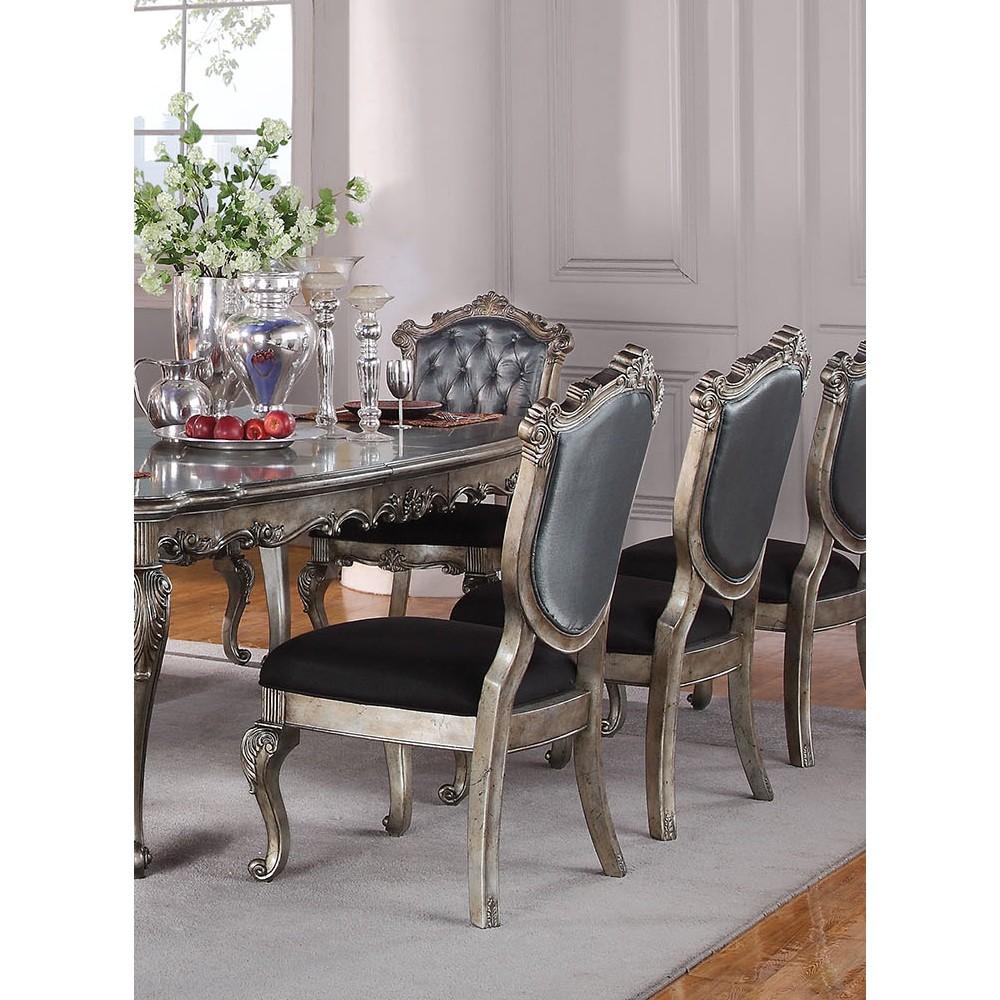 

    
Acme Furniture Chantelle 60540 Dining Table Set Antique Silver/Platinum 60540 Chantelle-Set-5
