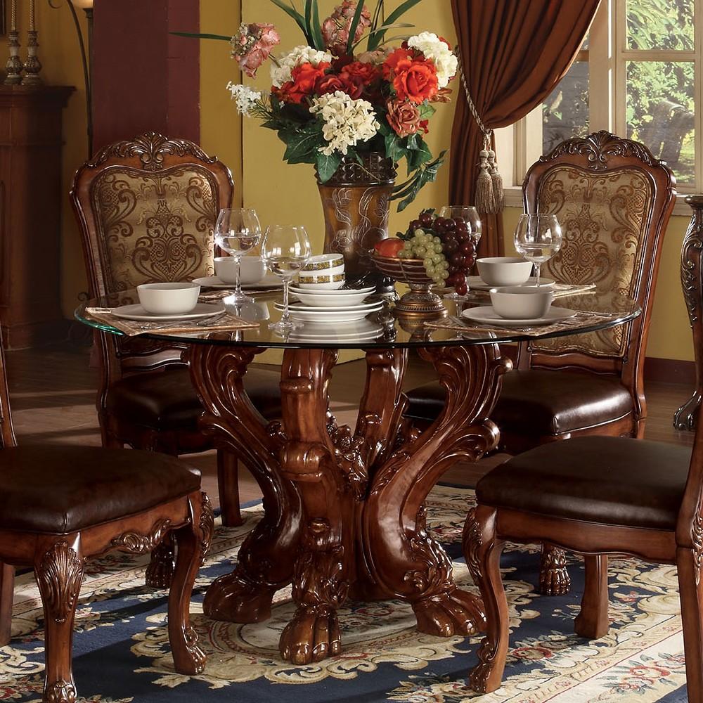 

    
60010 Dresden Formal Cherry Oak Glass Round Dining Table Traditional Acme Furniture 60010 Dresden
