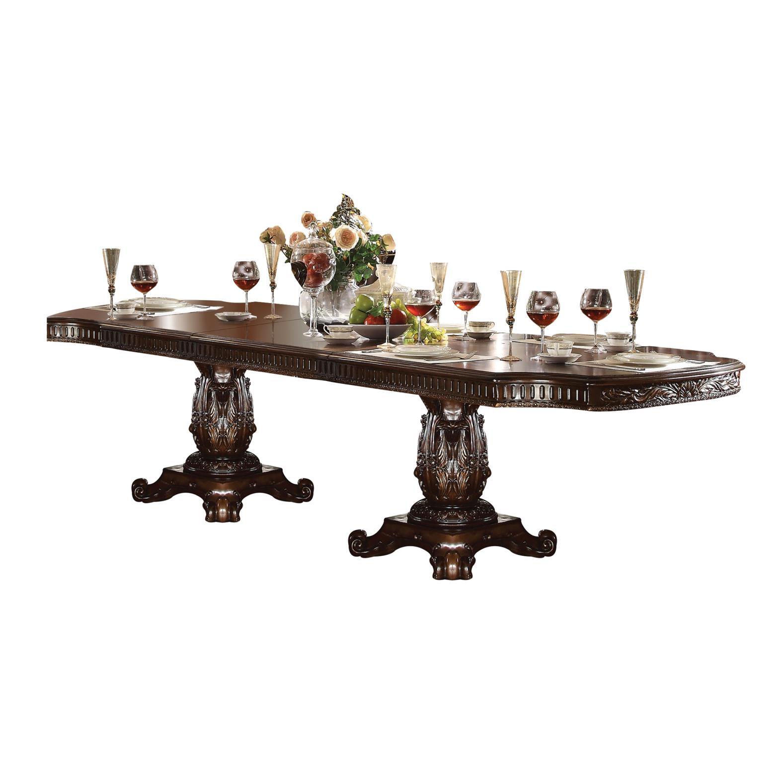 Classic, Traditional Dining Table Vendome 60000 60000 Vendome in Cherry Lacquer
