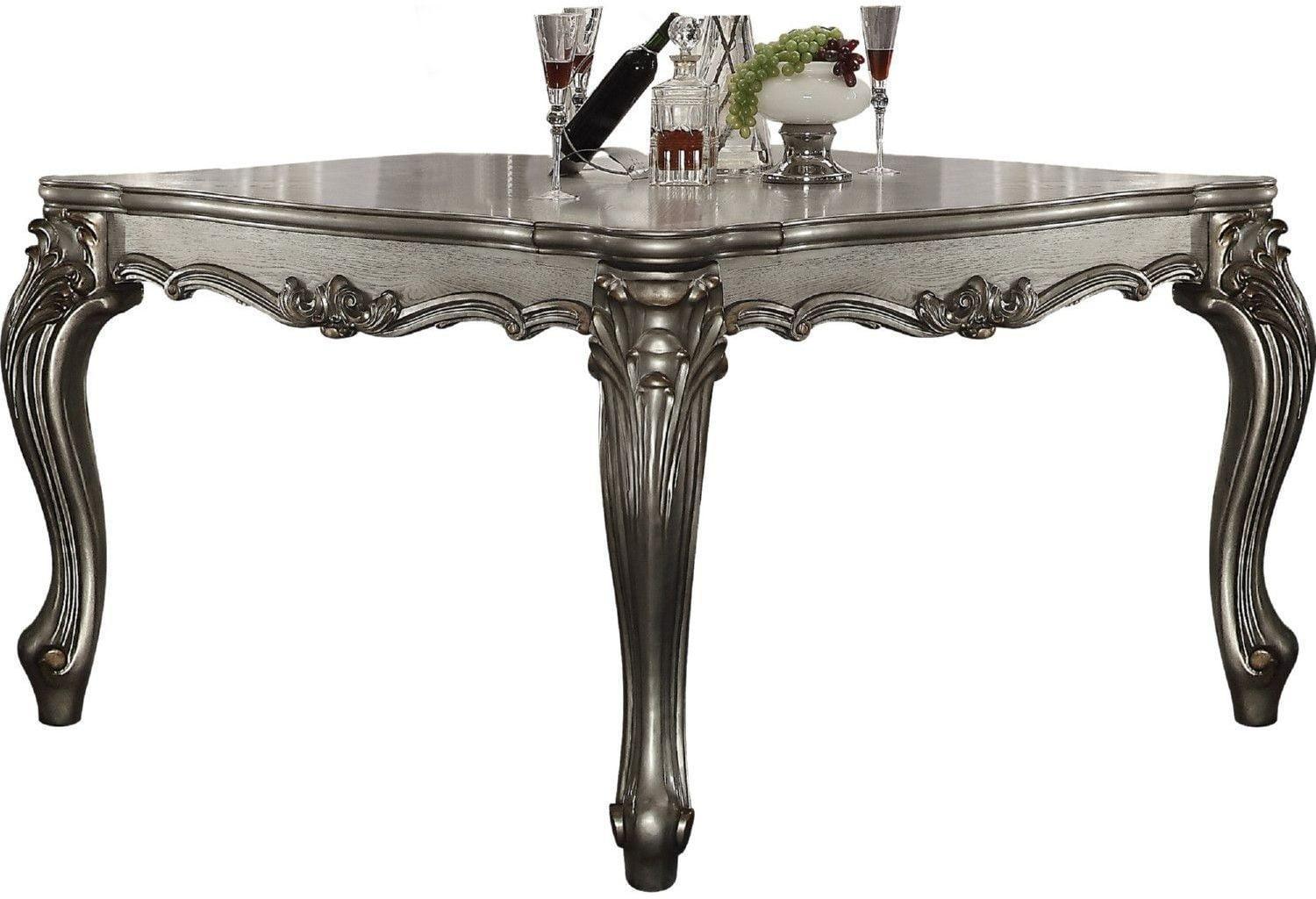 

    
Vintage Gray Bone White Counter Height Table Set 5 Pcs Acme Furniture 61150 Versailles  2295
