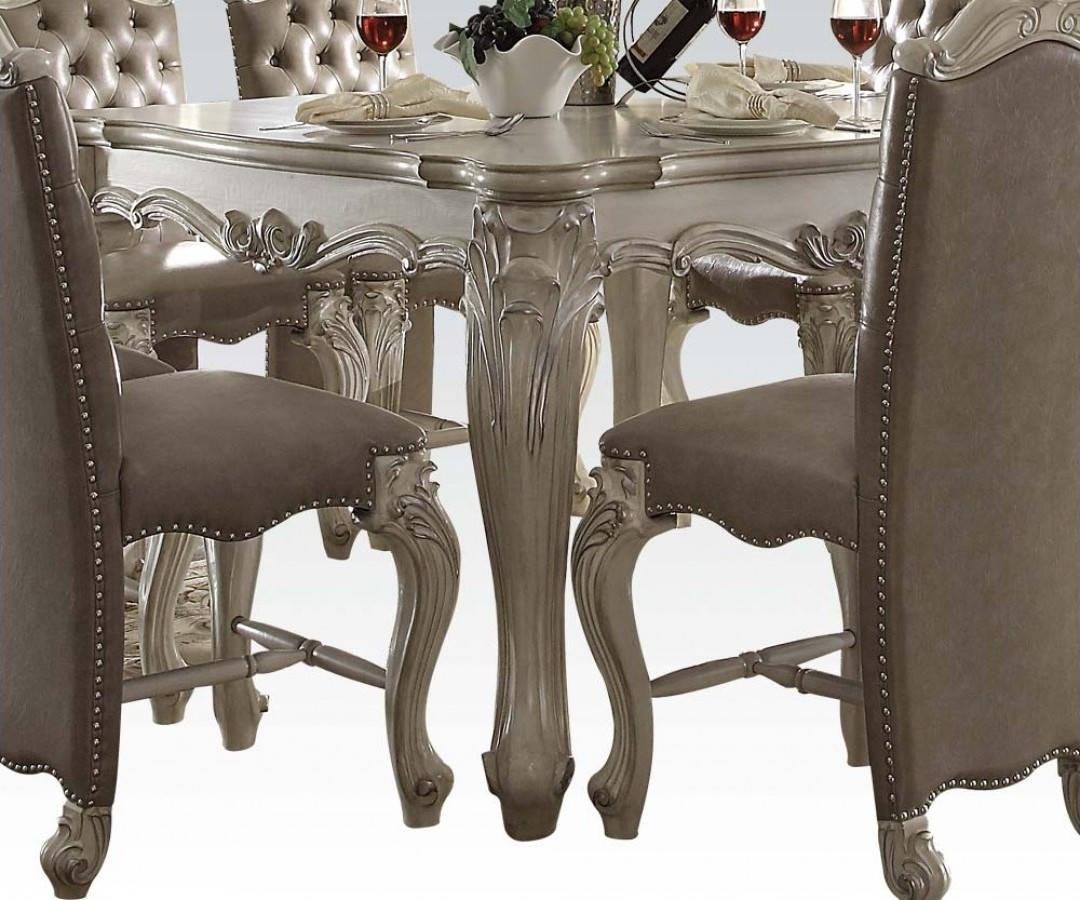 

    
Acme Furniture Versailles  61150 61152 Counter Dining Set White/Gray 61150-5PC
