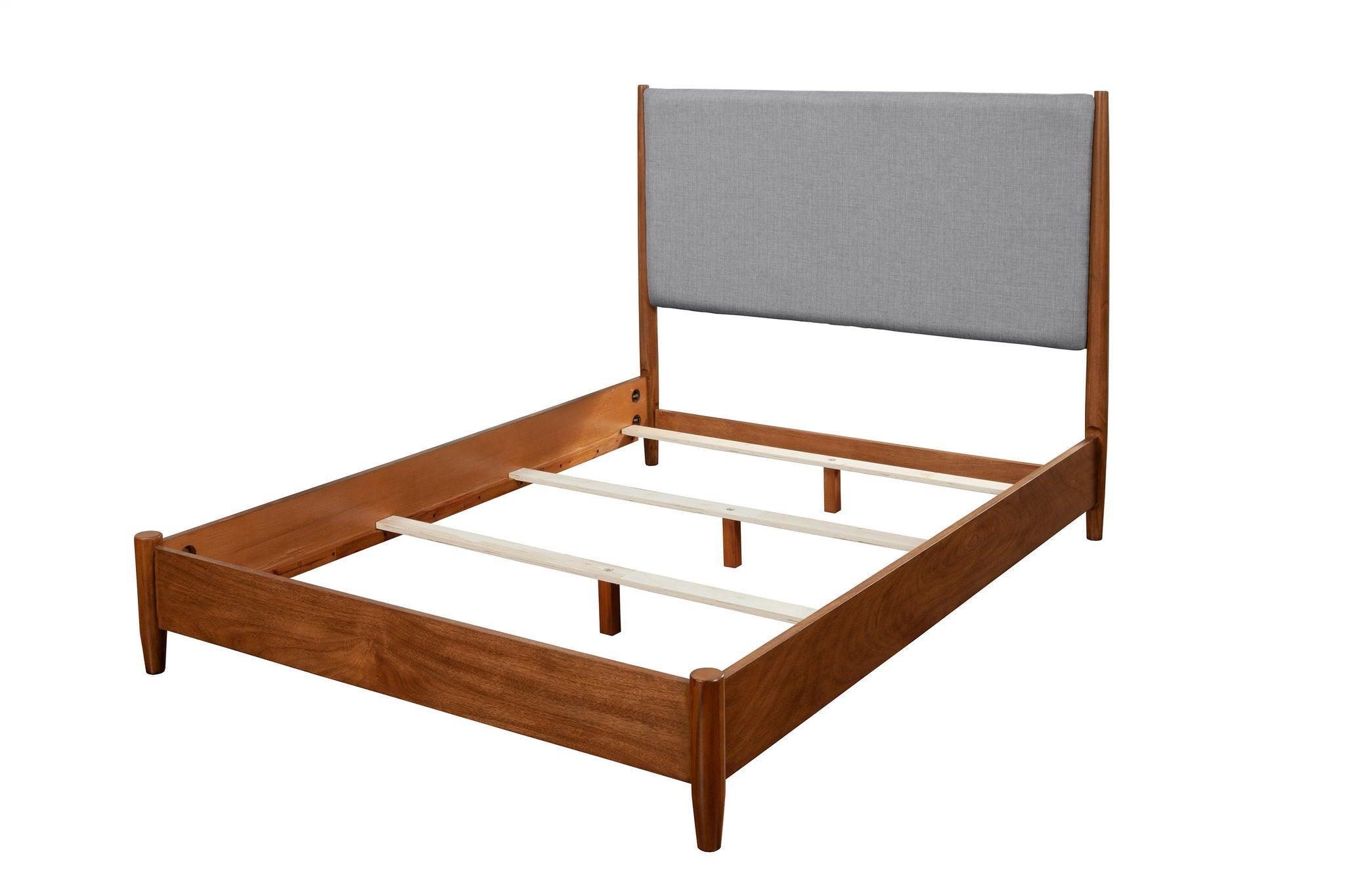 

        
Alpine Furniture Flynn Panel Bedroom Set Gray/Brown Fabric 812702029025
