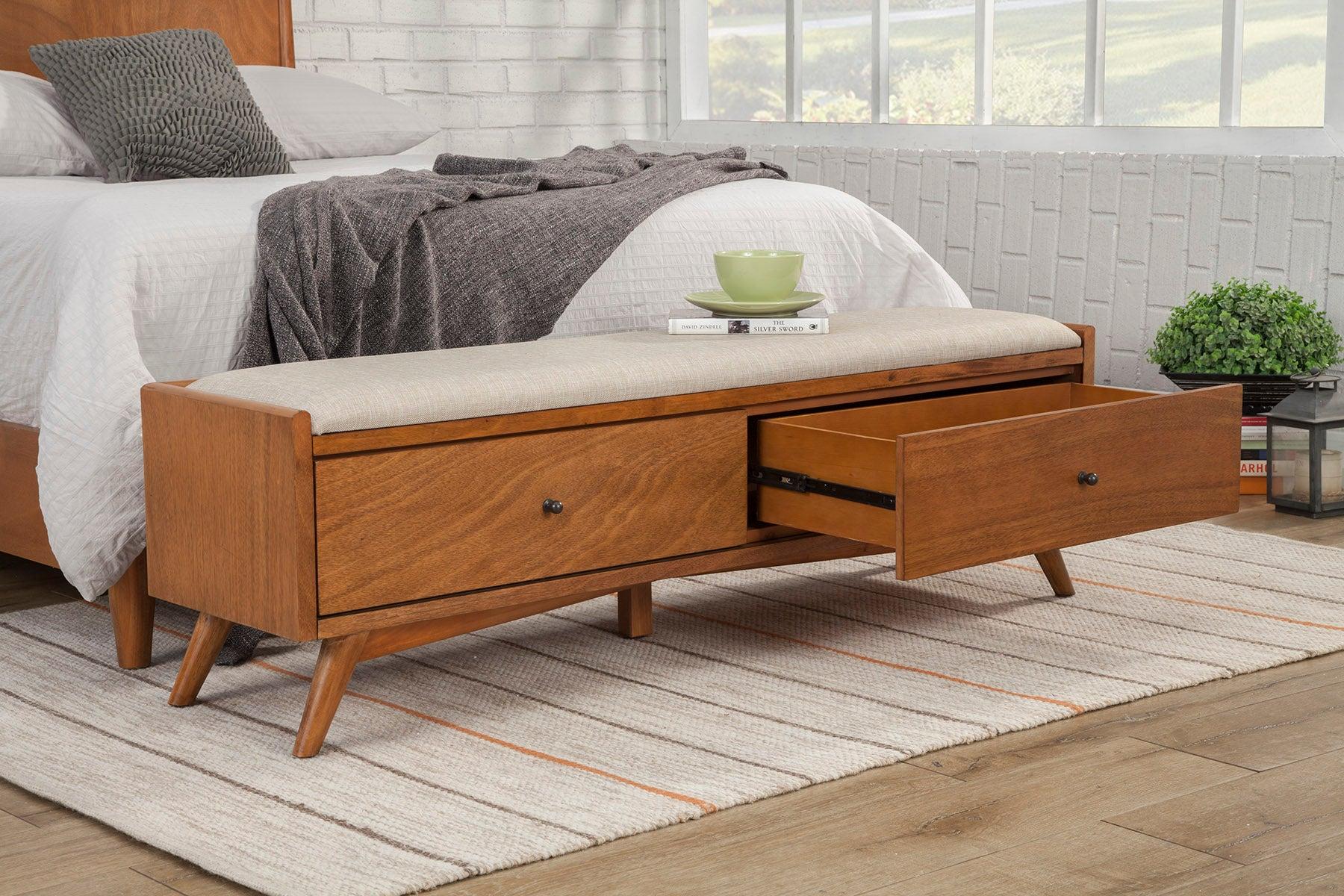 

    
966-01Q-Set-3-Bench Alpine Furniture Panel Bedroom Set

