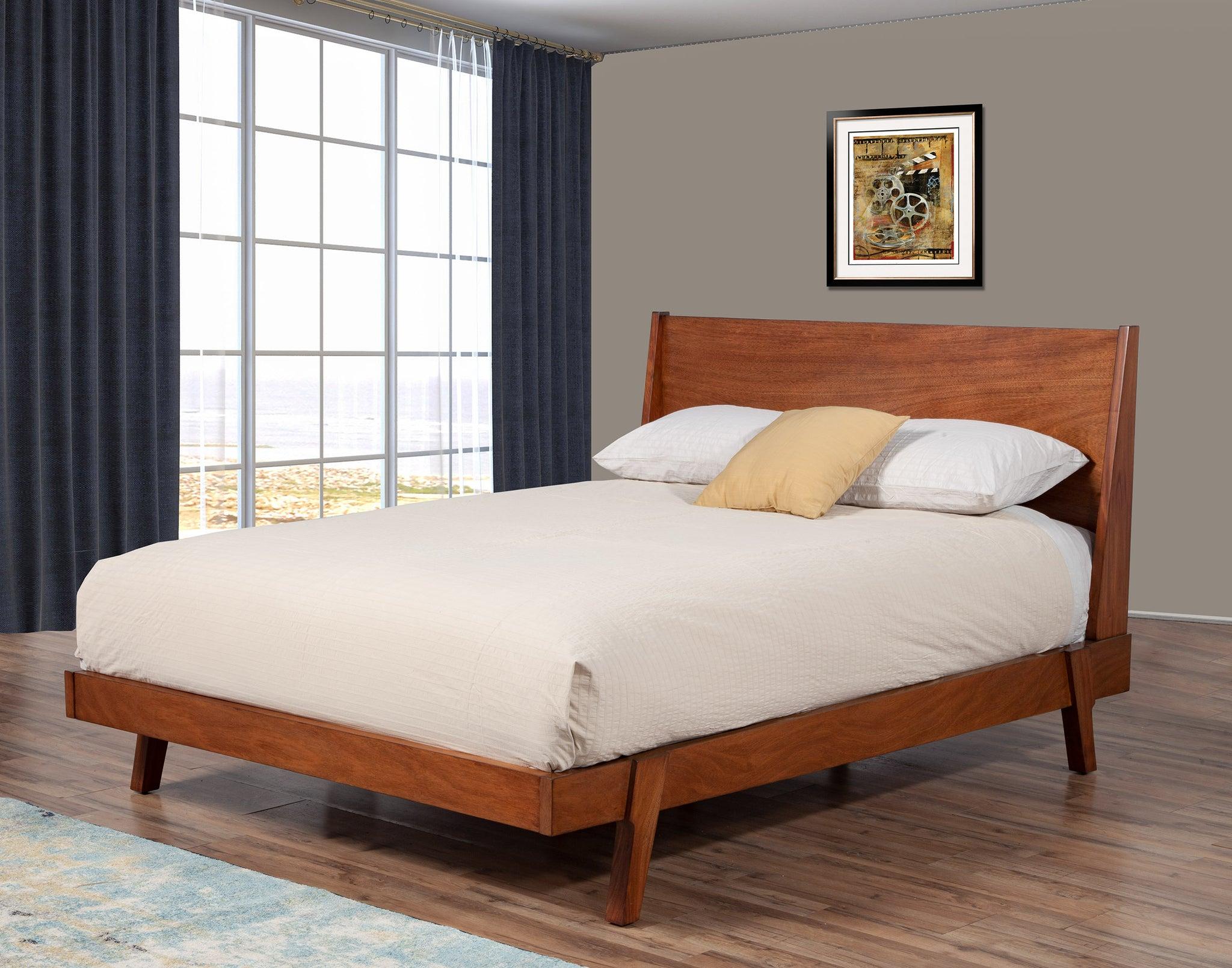 

        
Alpine Furniture DAKOTA Platform Bedroom Set White/Brown  840108500299
