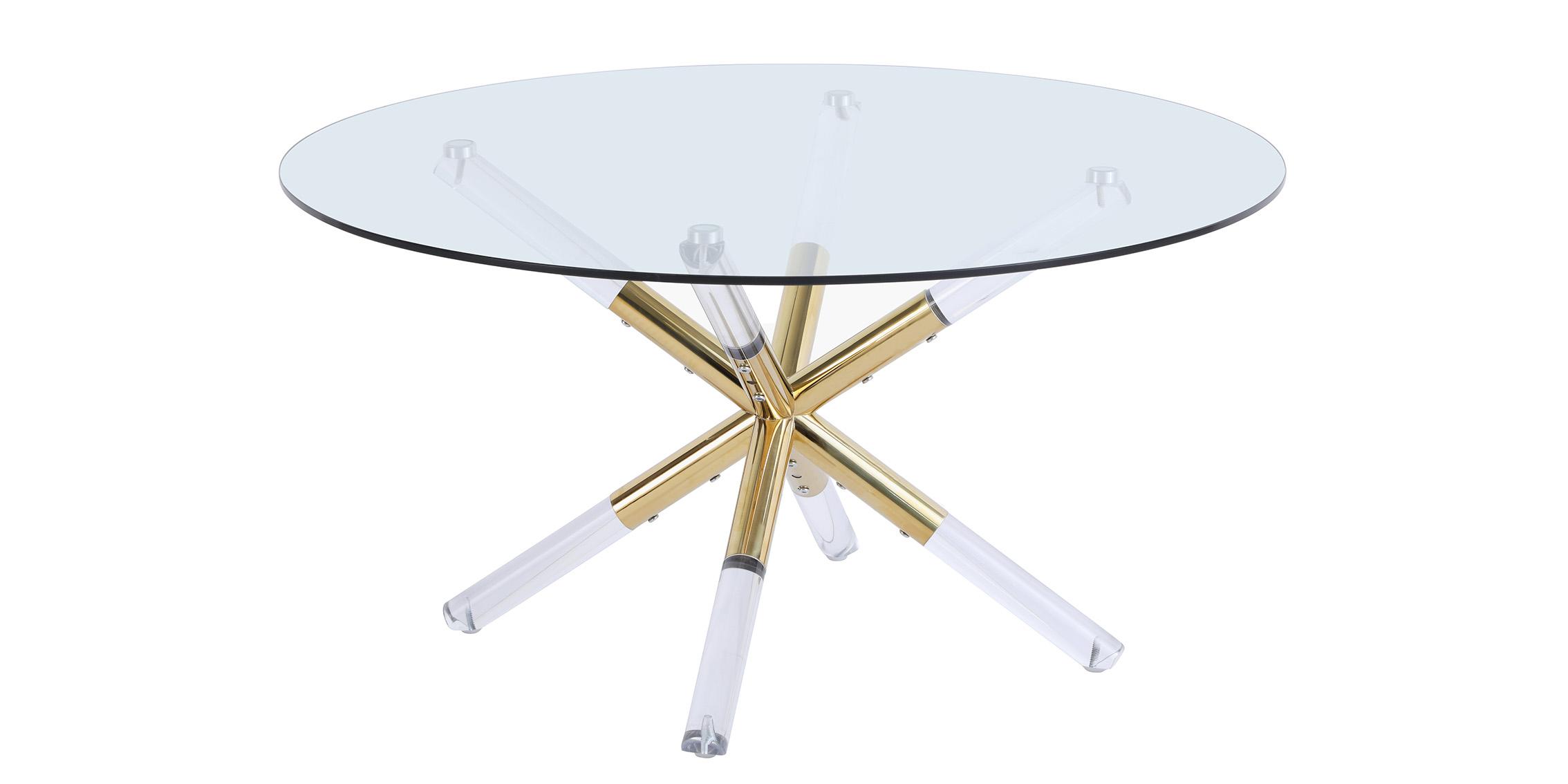 

    
Meridian Furniture MERCURY Coffee Table Set Chrome/Clear/Gold 284-Set-2
