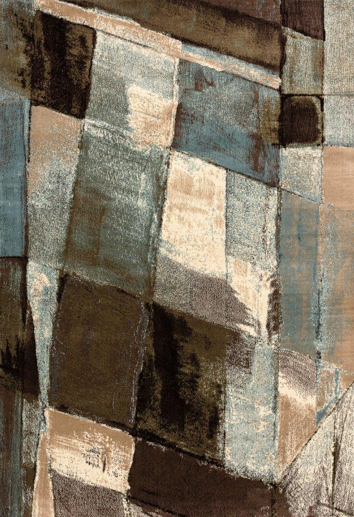 

    
Addison Brown and Blue Checker Board Area Rug 5x8 by Art Carpet
