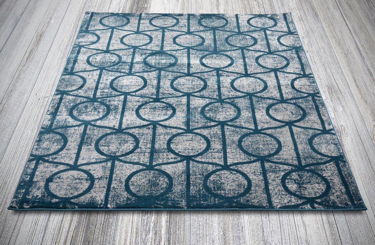 

    
Addison Gray and Blue Graphic Area Rug 5x8 by Art Carpet
