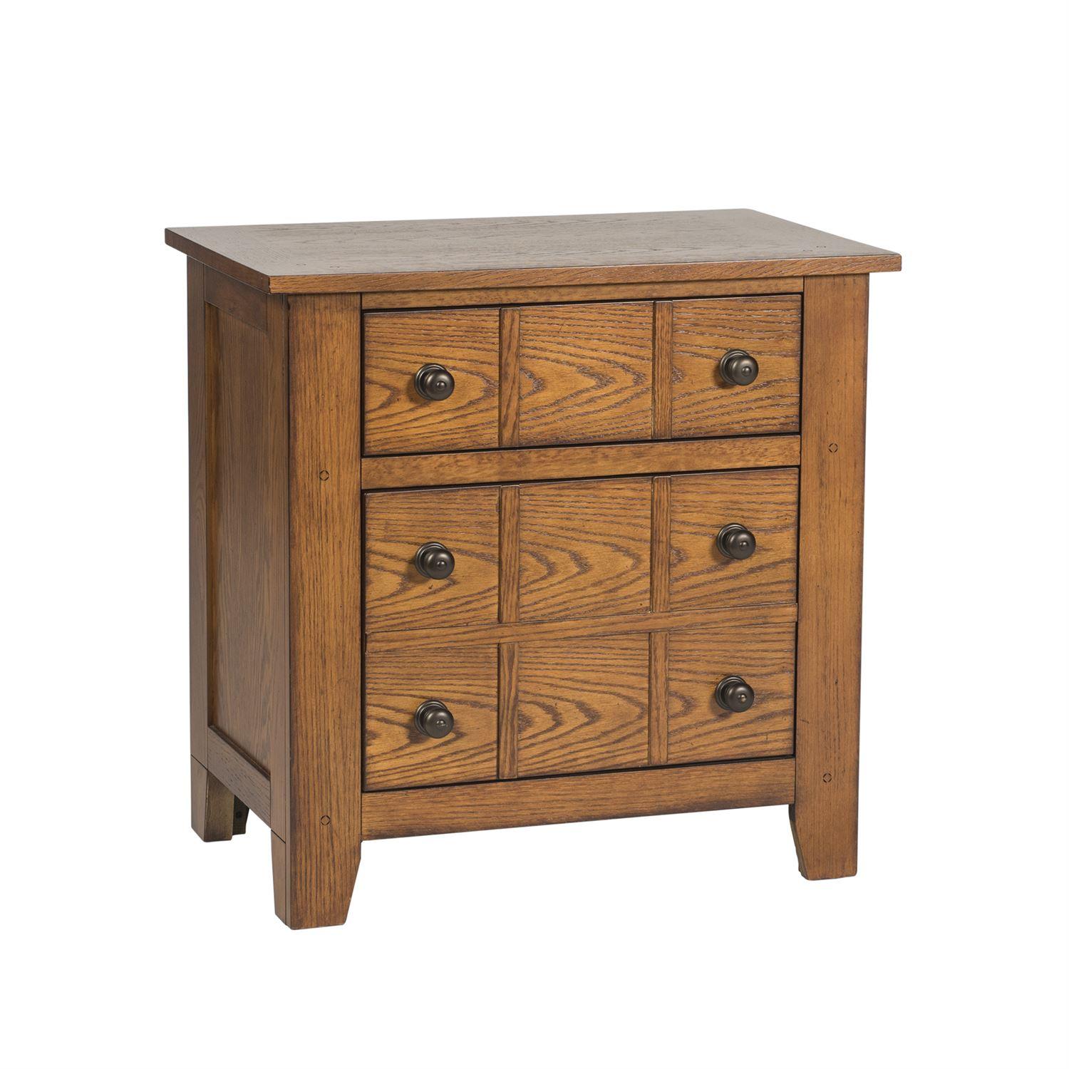 

                    
Liberty Furniture Grandpas Cabin  (175-BR) Nightstand Nightstand Set Oak/Brown  Purchase 

