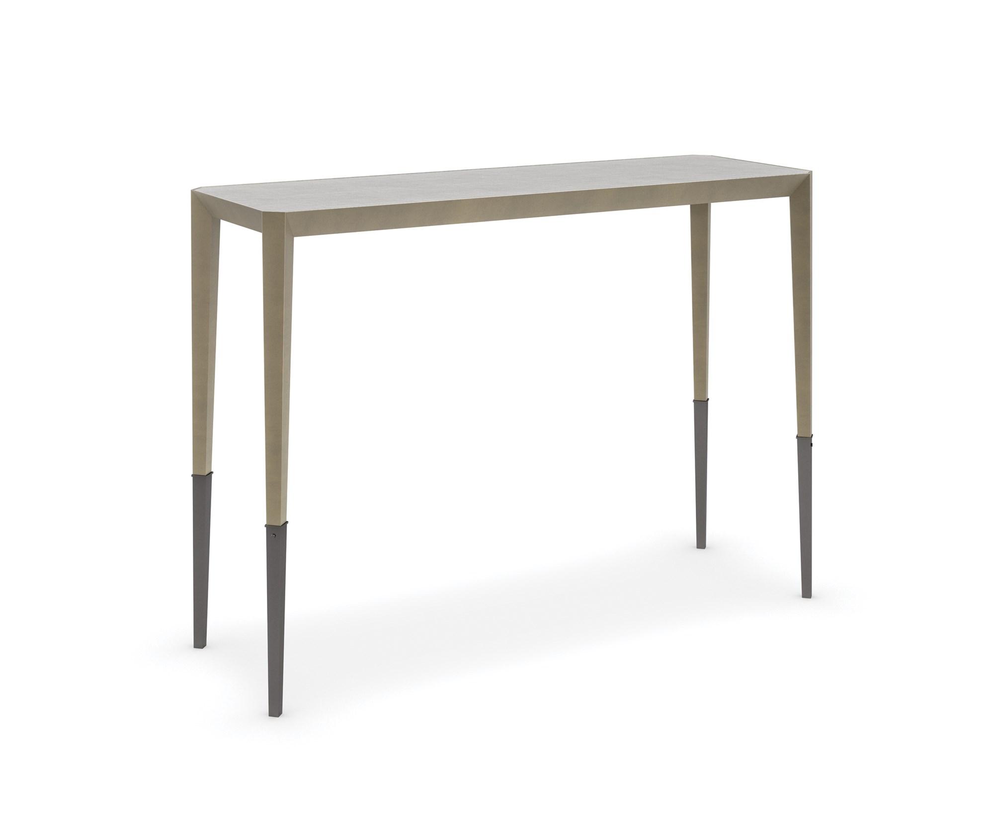 

        
Caracole PERFECT TOGETHER - SHORT / PERFECT TOGETHER - TALL Console Table Set Cream/Stone/Silver  662896039801
