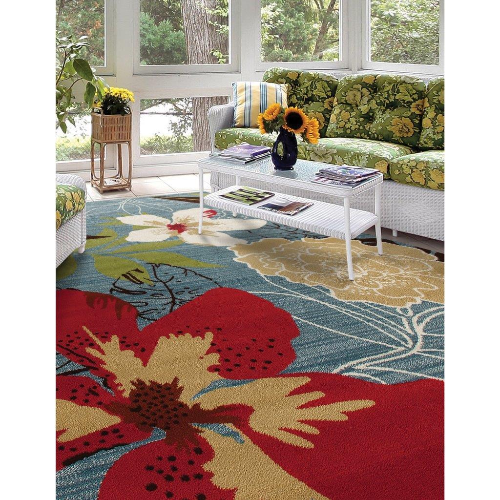 

    
Alliston Floral Aqua 2 ft. 7 in. x 3 ft. 11 in. Area Rug by Art Carpet
