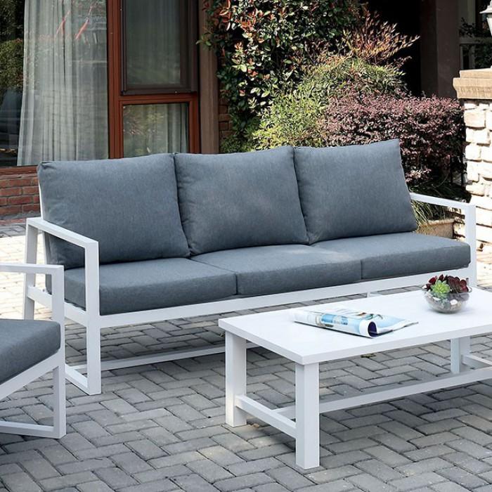 

    
Aluminum Frame Gray Fabric Patio Sofa Set 2Pcs Furniture of America India
