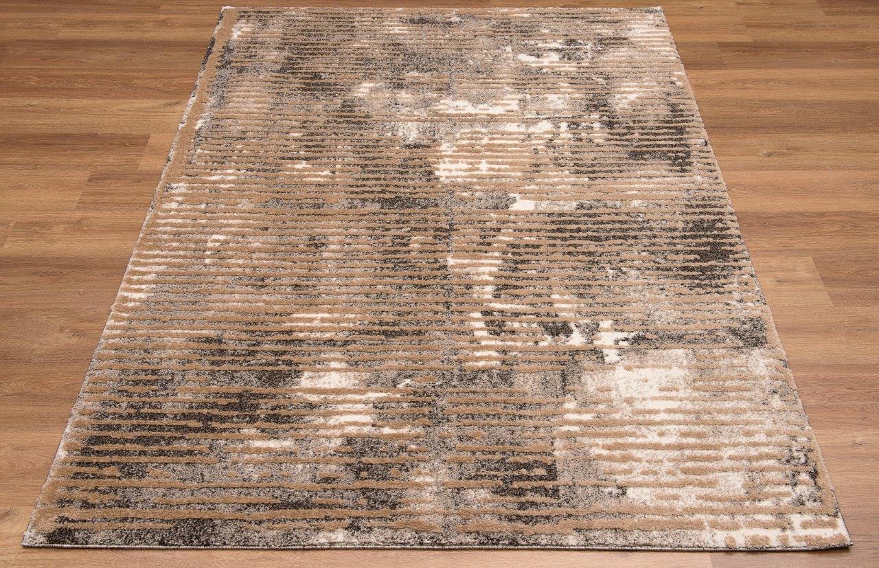 

    
Amana Brown Abstract Stripes Area Rug 5x8 by Art Carpet
