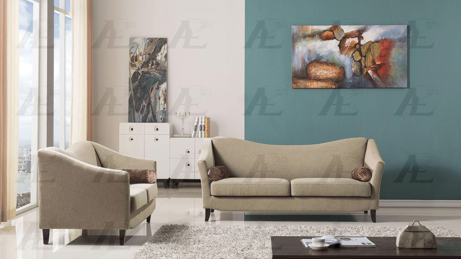 

    
American Eagle AE-2371 Modern Tan Sofa Set 2pcs
