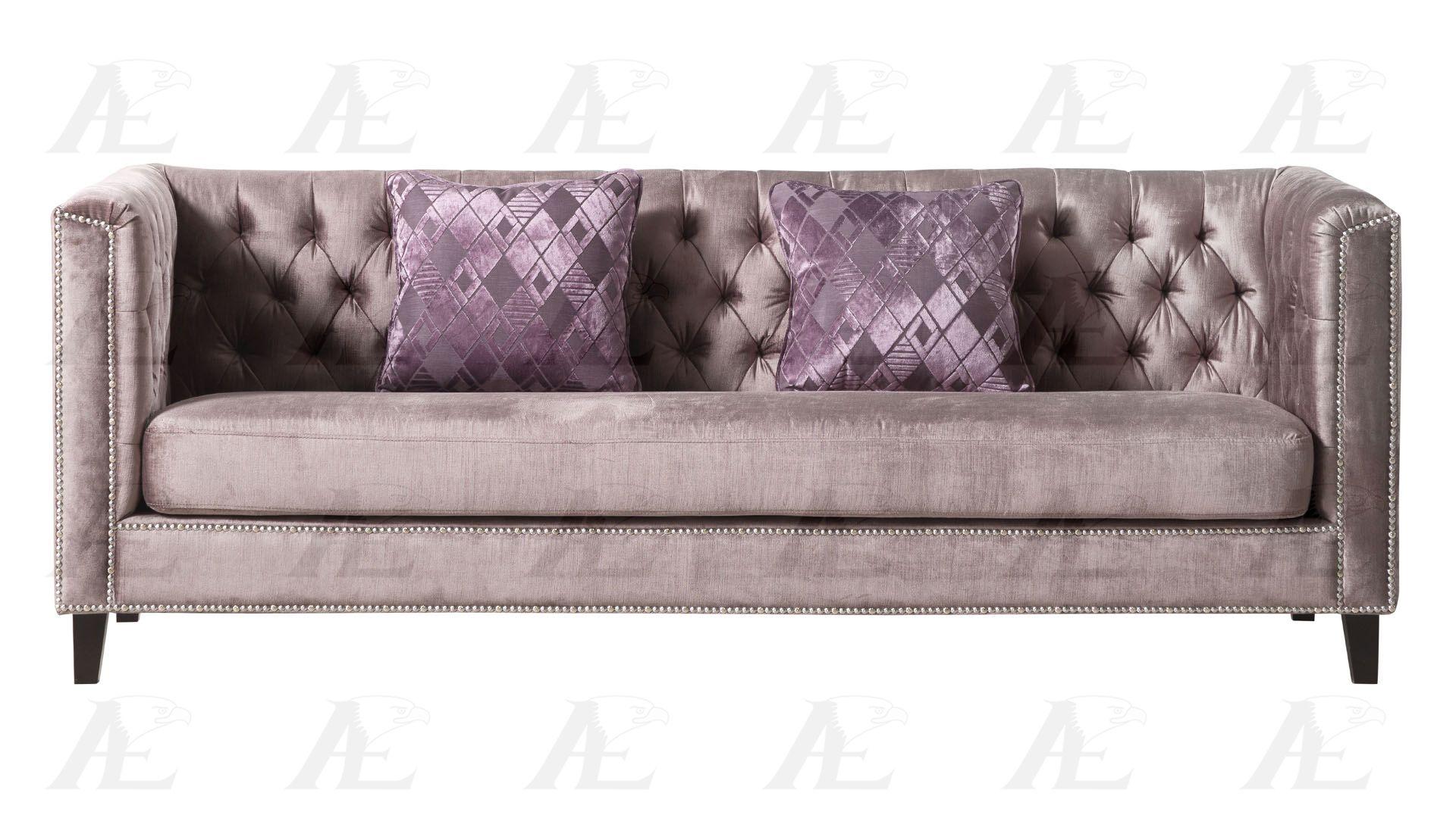 

    
American Eagle AE-2373 Modern Dusty Brown Fabric Sofa Set 2pcs
