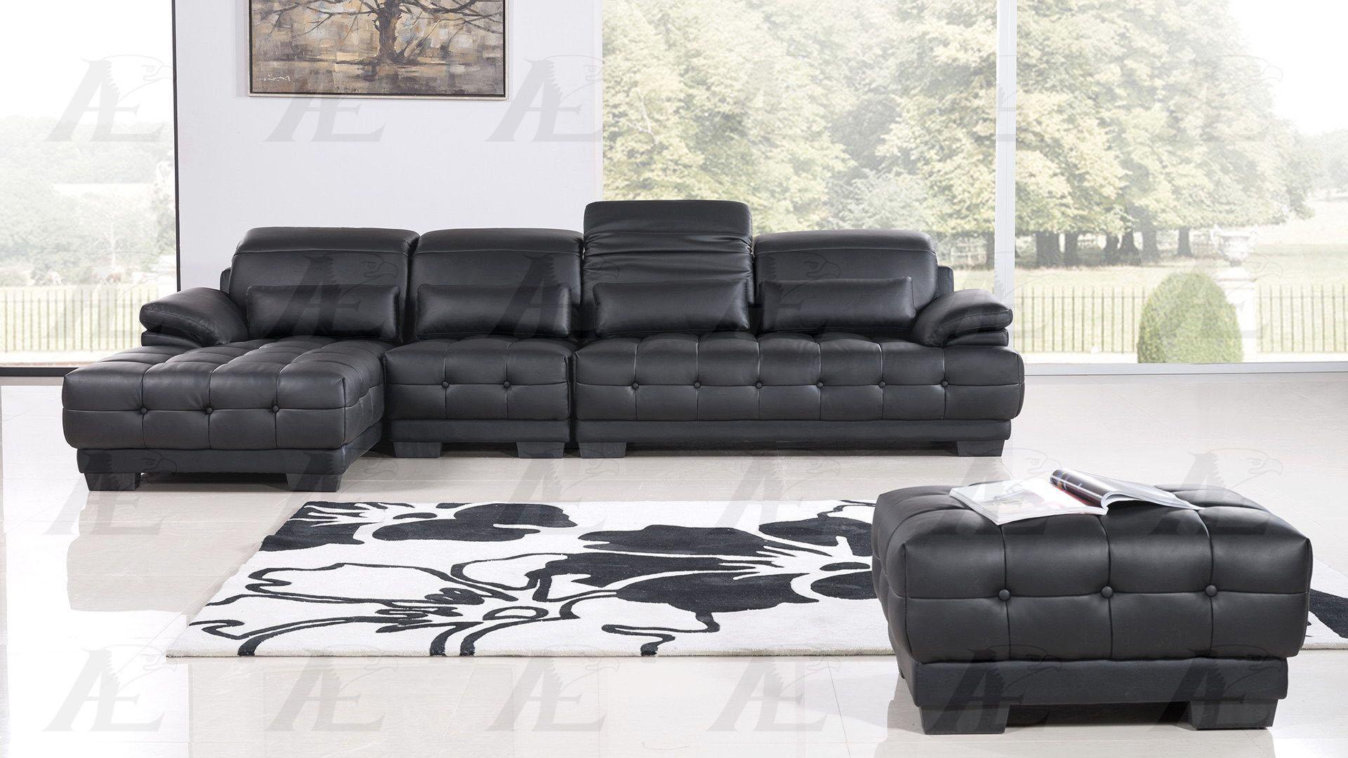 

    
American Eagle AE-L296 Seactional Sofa Living Room Set Left Modern PU 4pcs
