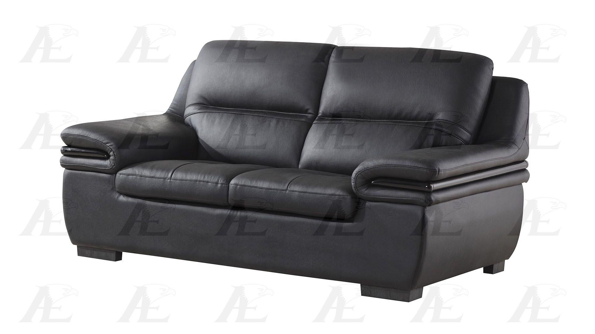 

                    
American Eagle Furniture EK-B113-B Sofa Set Black Genuine Leather Purchase 
