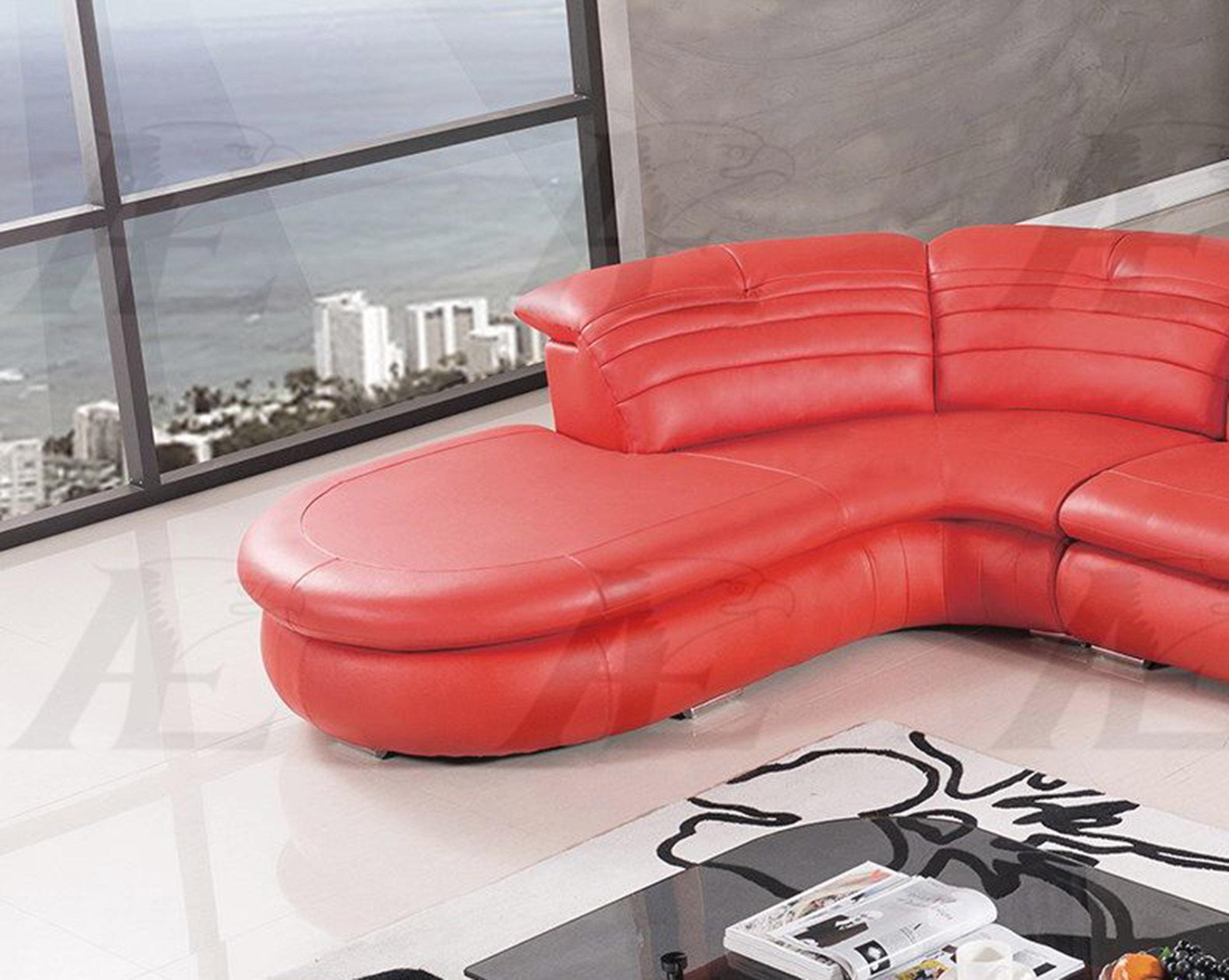 

    
American Eagle EK-LB119-RED Sofa LHC Chaise Table 2 Ottomans Set Genuine Leather
