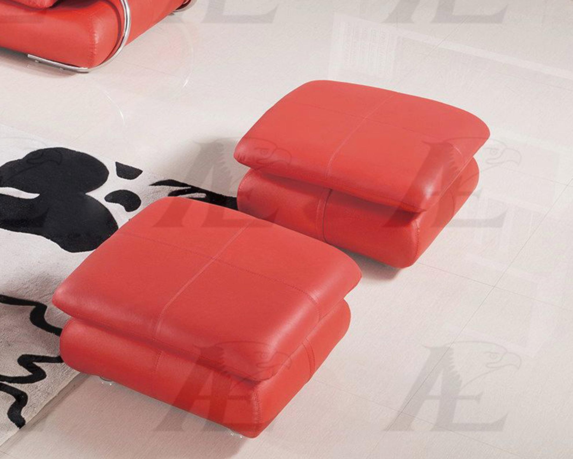 

    
EK-LB119-RED Sofa Chaise Coffe Table and 2 Ottomans Set
