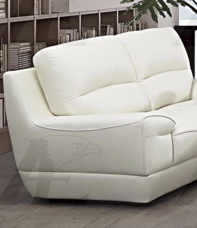 

                    
American Eagle Furniture EK018-W Loveseat and Chair Set White Italian Leather Purchase 
