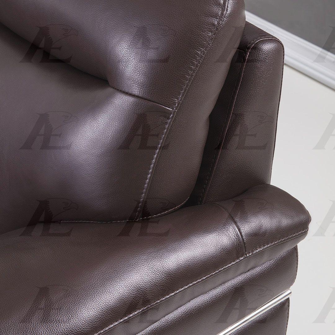 

                    
American Eagle Furniture EK050-DB Loveseat Dark Brown Italian Leather Purchase 
