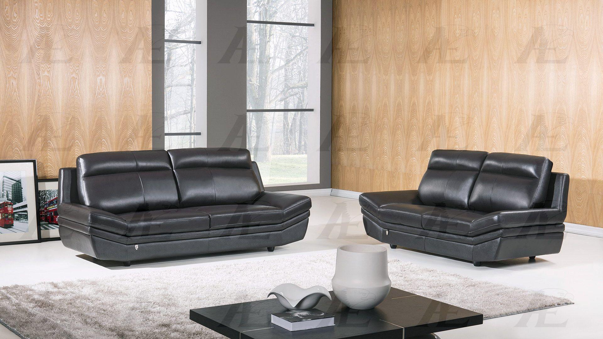 

    
American Eagle EK075 Black Italian Leather Living Room Sofa Set 2pcs in Contemporary Style
