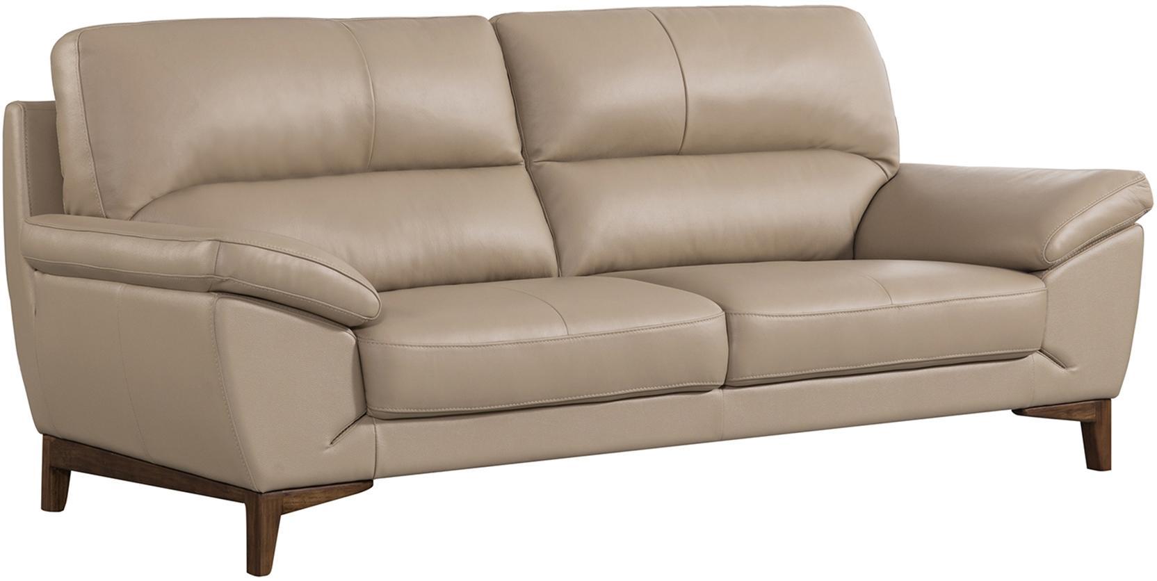 Tan Top Grain Italian Leather Sofa Set 3 Pcs EK080-TAN American Eagle ...