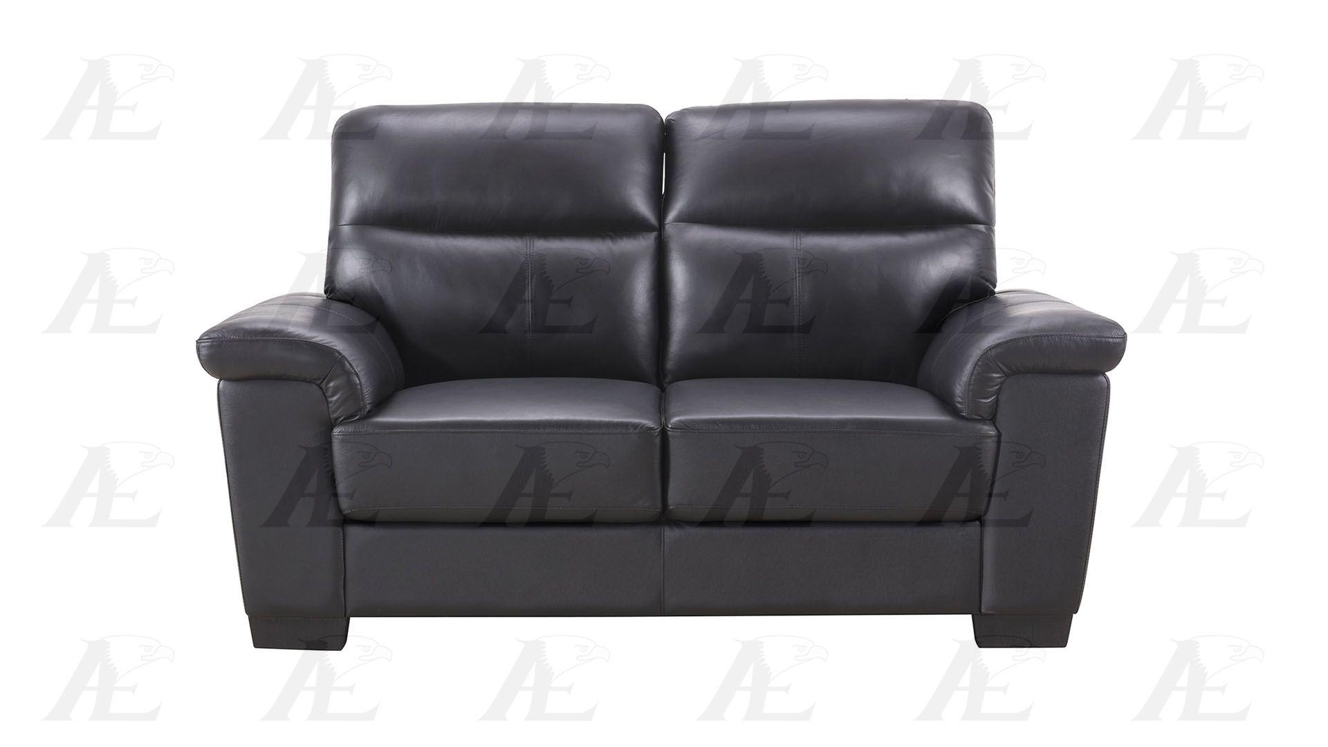 

                    
American Eagle Furniture EK515-BK Sofa Set Black Genuine Leather Purchase 

