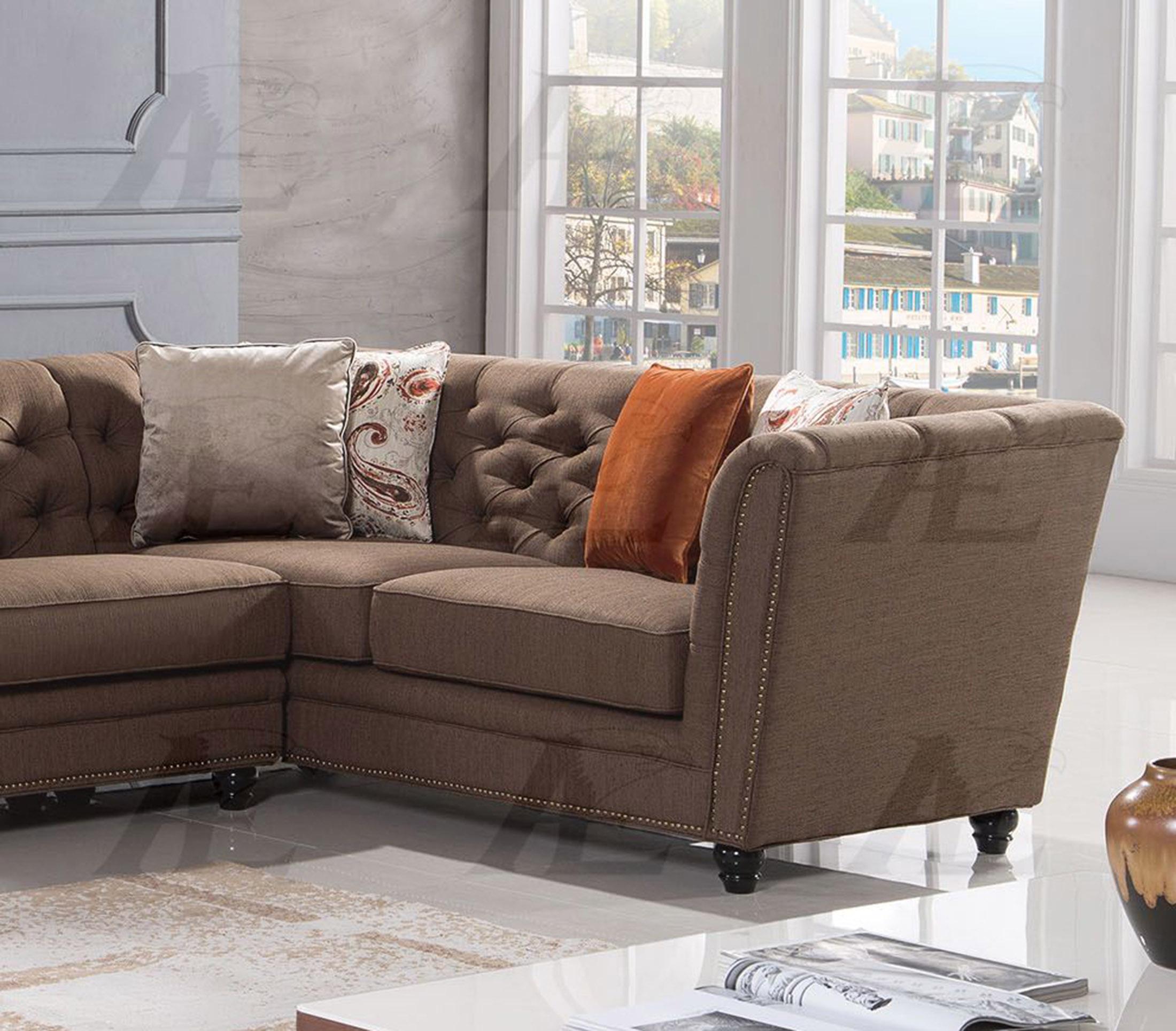 

    
American Eagle Furniture AE-L2219-BR Sectional Sofa Living Room Set Brown AE-L2219-BR Set-2 LHC
