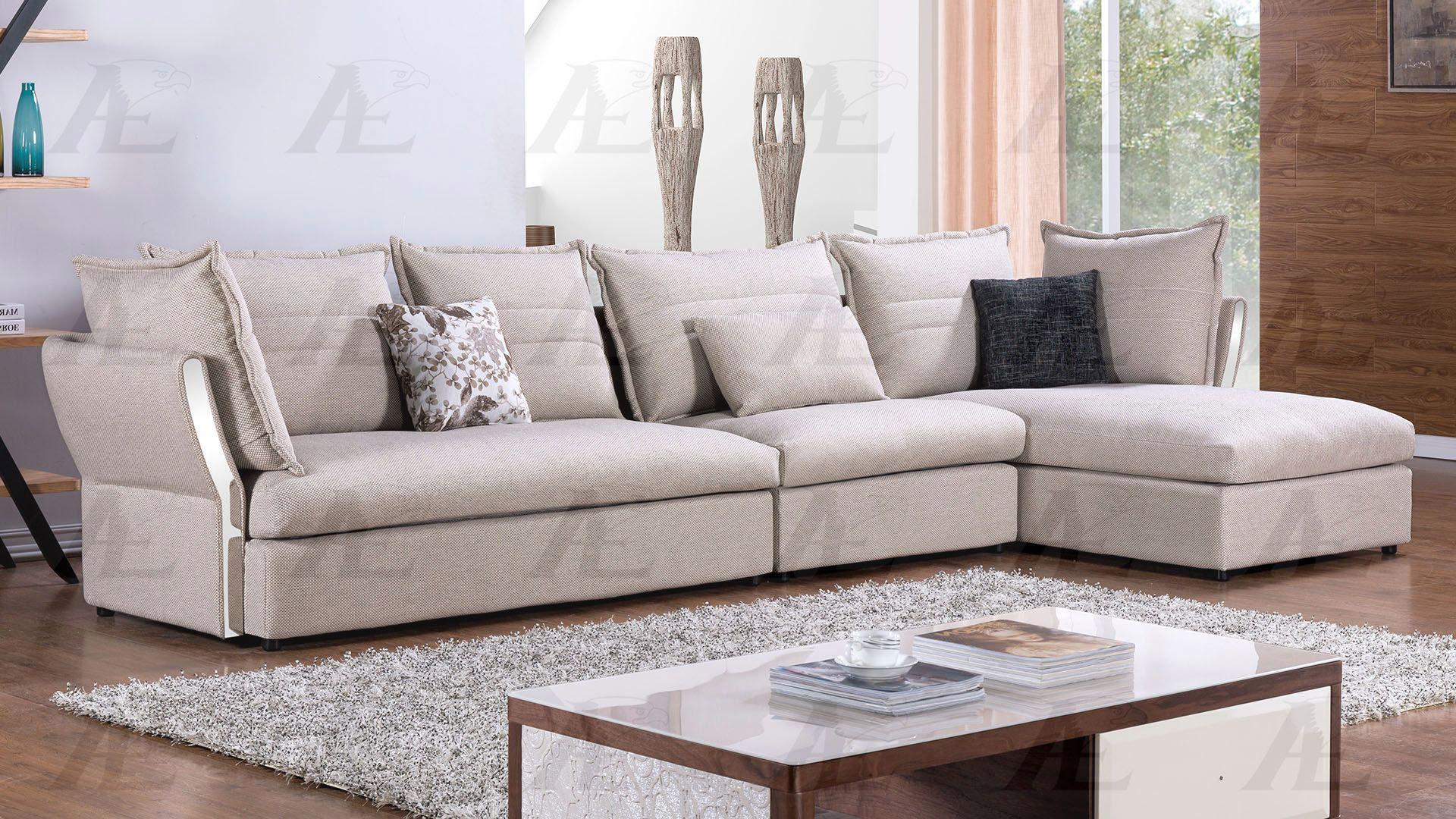 

    
American Eagle Furniture AE-L2319 Gray Fabric Tufted Sectional Sofa Chaise and Chair Set Right Hand Chase 3Pcs
